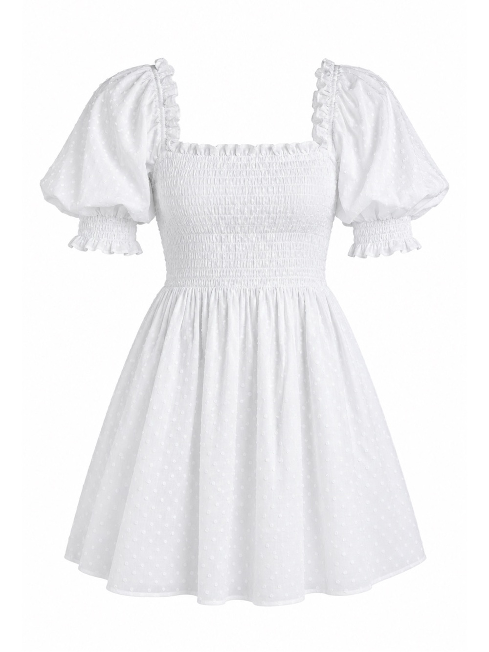 Hill House NWT Athena Nap Dress Swiss Dot Cotton Small